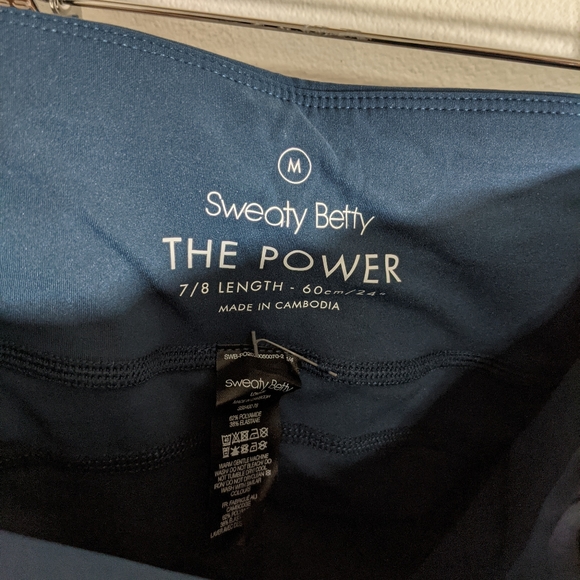 NEW Sweaty Betty Power Pocket Workout 7/8 Leggings - Picture 3 of 6